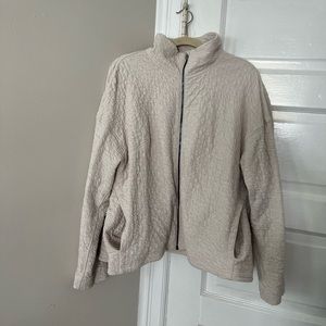 Lululemon Textured zip up jacket - size 12